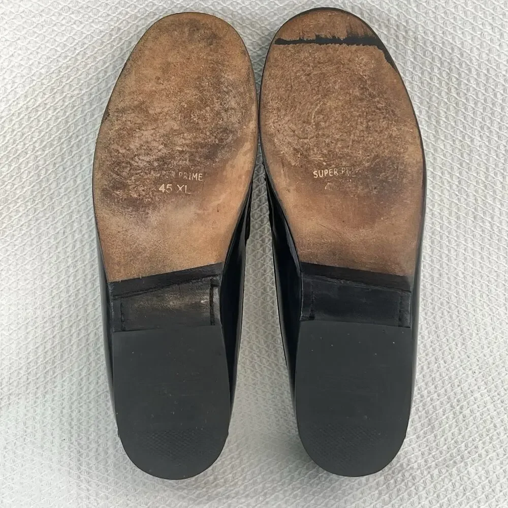 Cole Haan Mens Pinch Tassel Loafers Black Leather Sz 10 Slip On Business Preppy